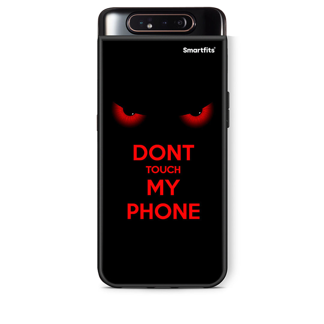Samsung A80 Touch My Phone Θήκη από τη Smartfits με σχέδιο στο πίσω μέρος και μαύρο περίβλημα | Smartphone case with colorful back and black bezels by Smartfits