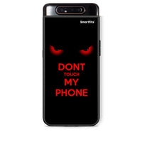 Thumbnail for Samsung A80 Touch My Phone Θήκη από τη Smartfits με σχέδιο στο πίσω μέρος και μαύρο περίβλημα | Smartphone case with colorful back and black bezels by Smartfits