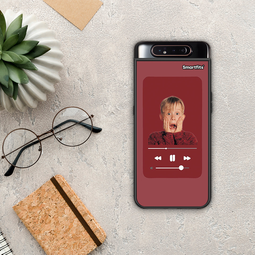 Xmas Alone Music - Samsung Galaxy A80 θήκη