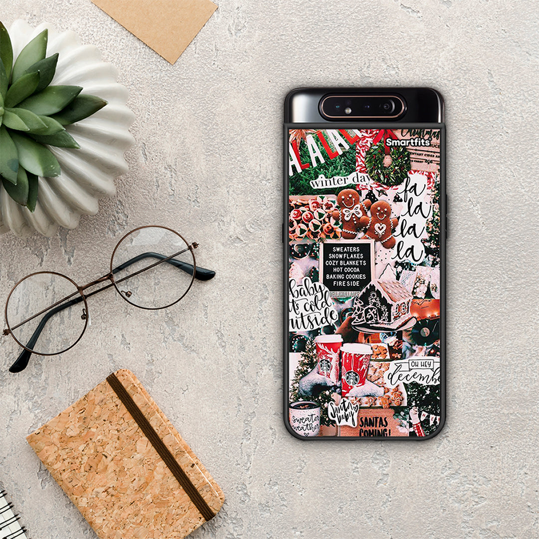 Xmas Habbits - Samsung Galaxy A80 θήκη