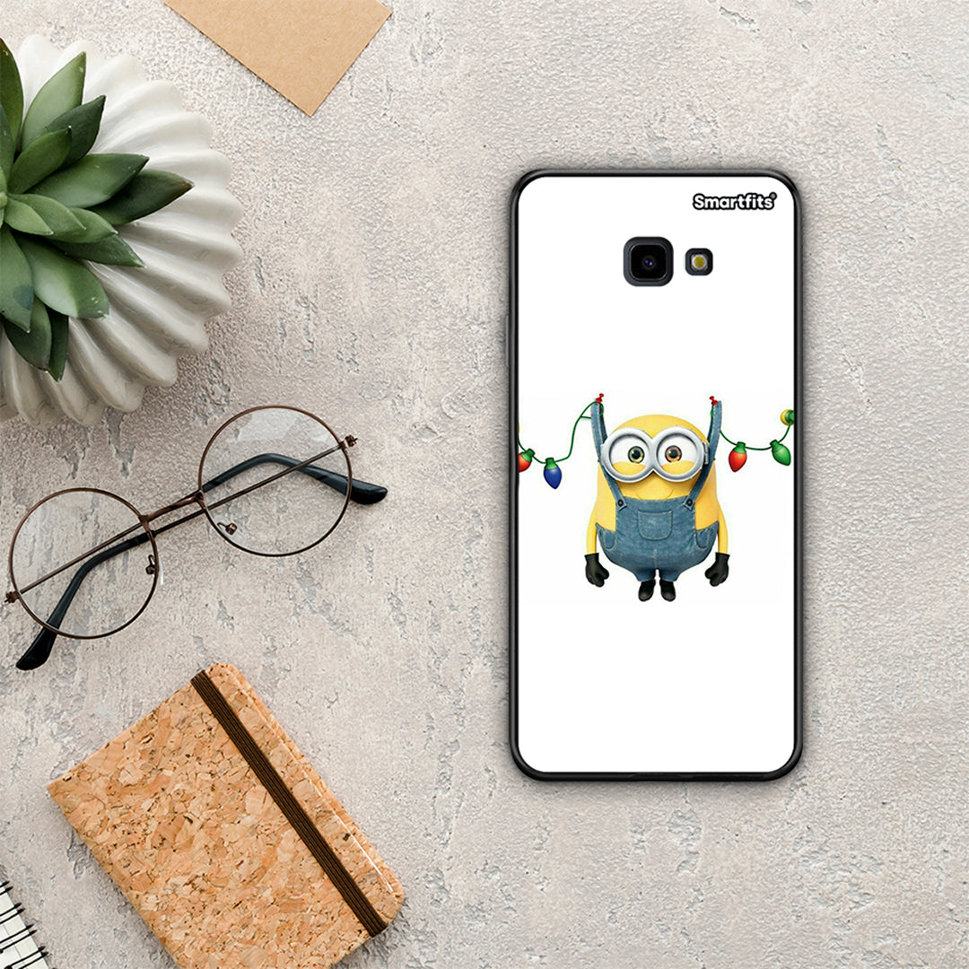 Xmas Minion Lights - Samsung Galaxy J4+ θήκη
