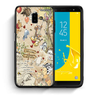 Thumbnail for Θήκη Samsung J6+ Happy Friends από τη Smartfits με σχέδιο στο πίσω μέρος και μαύρο περίβλημα | Samsung J6+ Happy Friends case with colorful back and black bezels