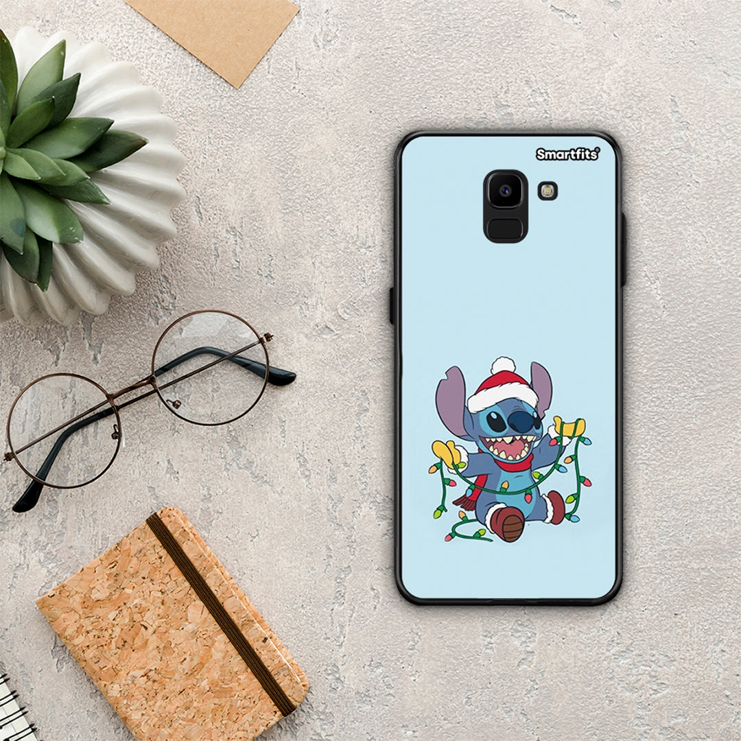 Santa Stich - Samsung Galaxy J6 θήκη