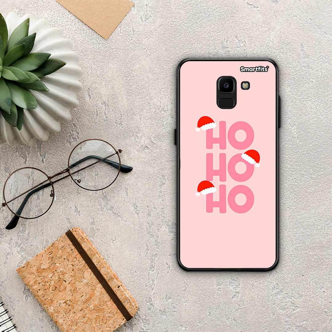 Xmas Ho Ho Ho - Samsung Galaxy J6 θήκη