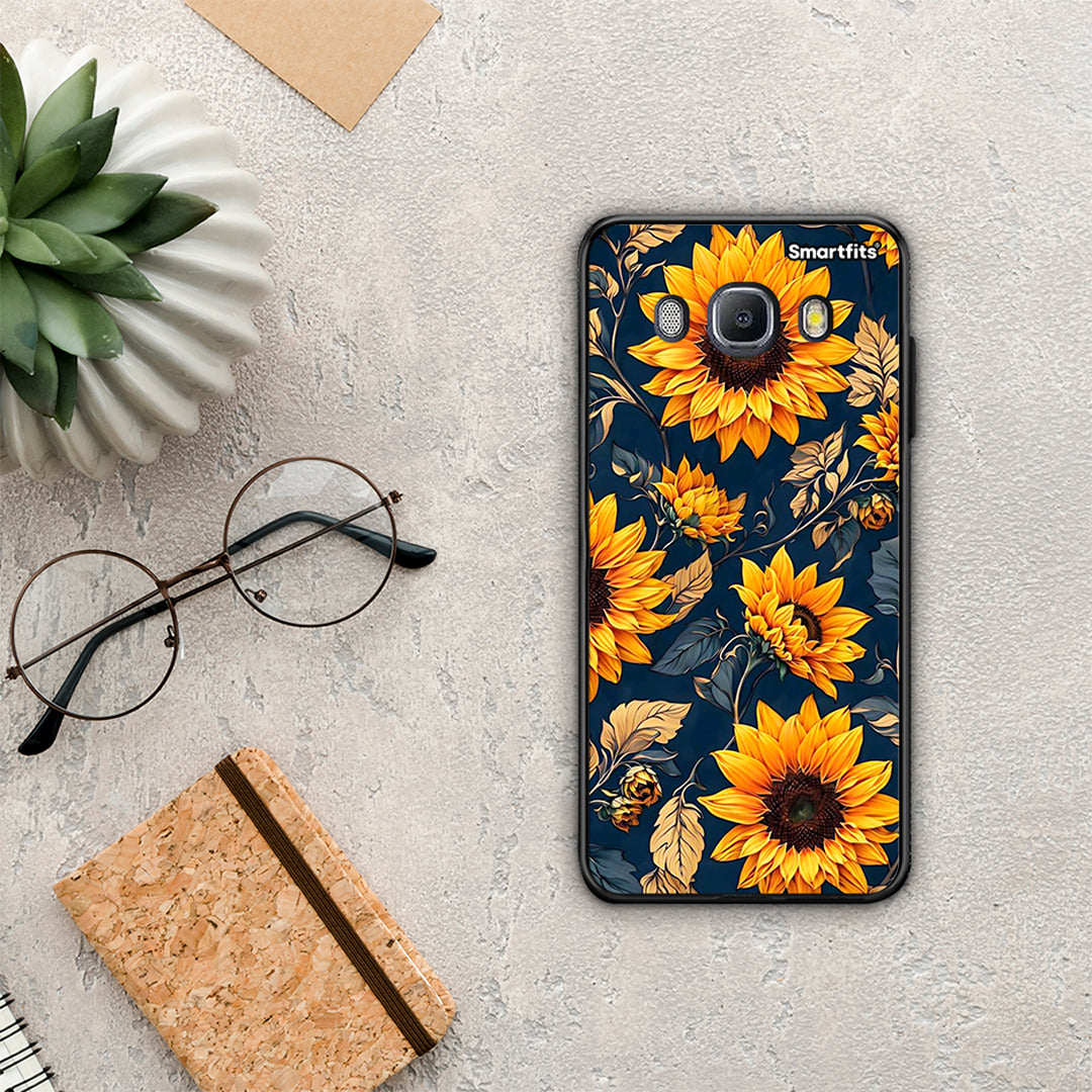 Autumn Sunflowers - Samsung Galaxy J7 2016 θήκη