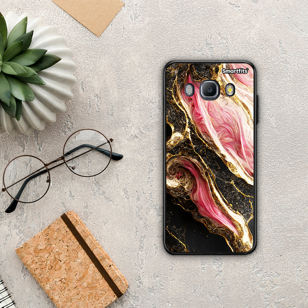 Glamorous Pink Marble - Samsung Galaxy J7 2016 θήκη