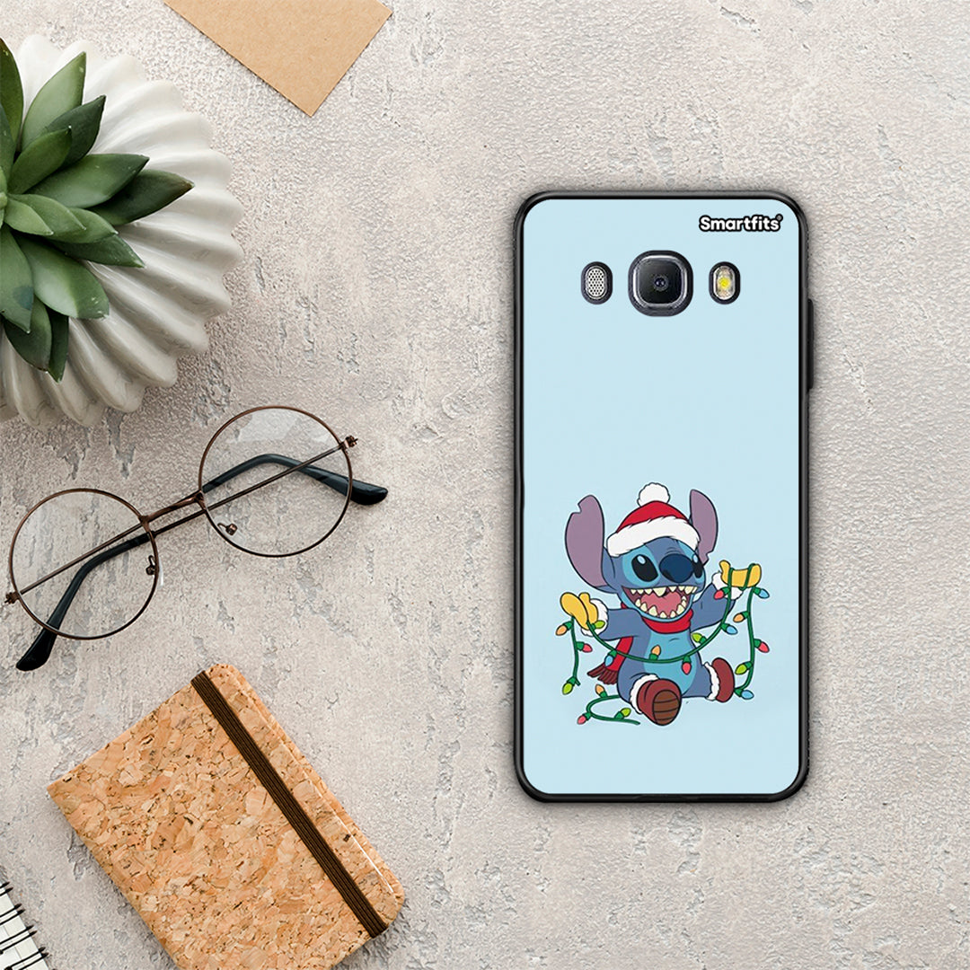 Santa Stich - Samsung Galaxy J7 2016 θήκη