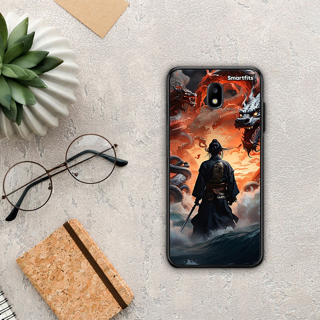 Dragons Fight - Samsung Galaxy J5 2017 θήκη