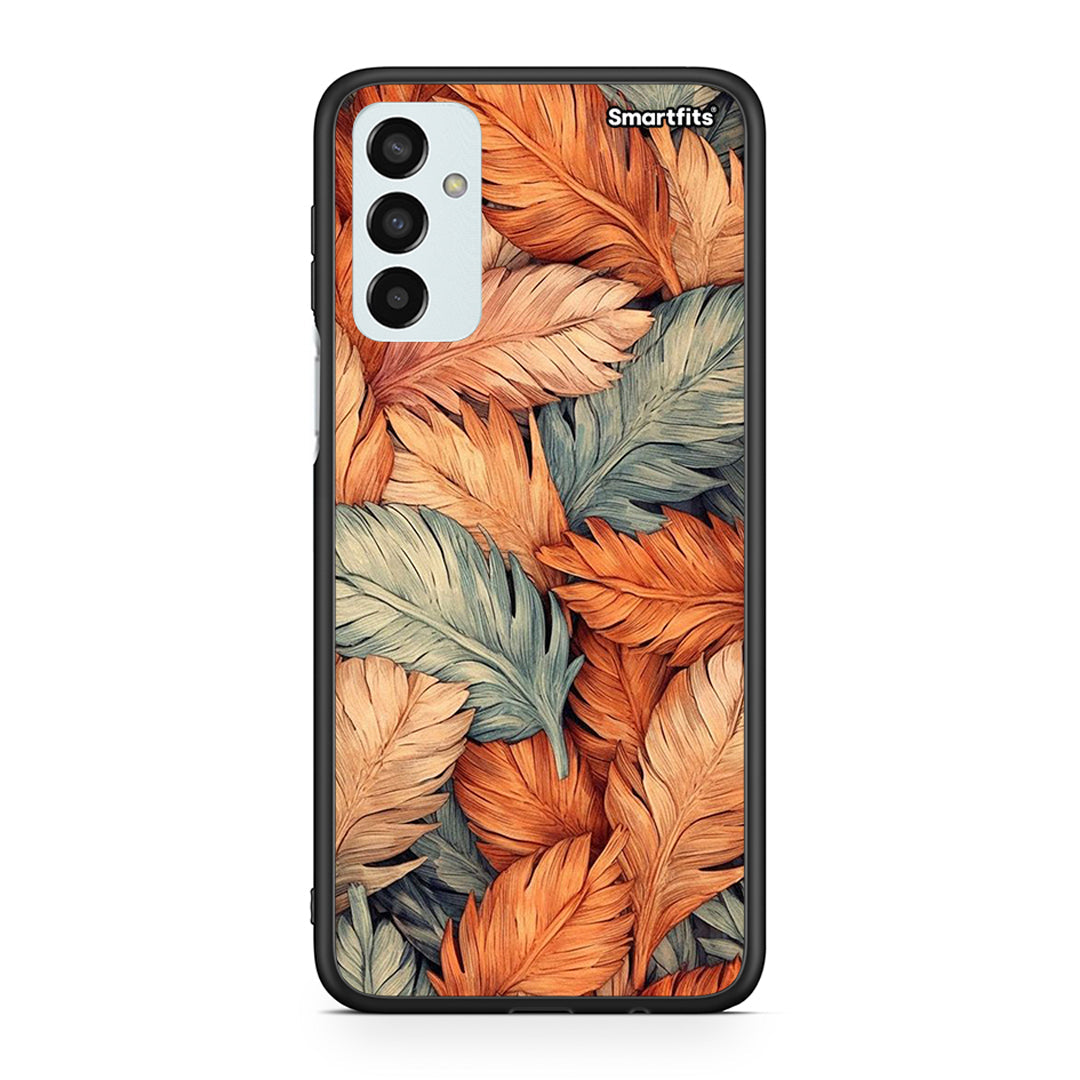 Samsung M13 Autumn Leaves θήκη από τη Smartfits με σχέδιο στο πίσω μέρος και μαύρο περίβλημα | Smartphone case with colorful back and black bezels by Smartfits