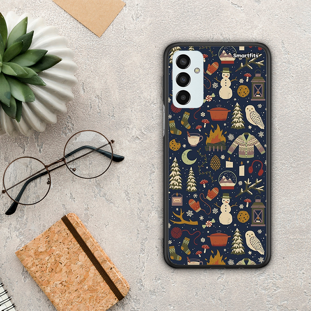 Christmas Elements - Samsung Galaxy M13 θήκη