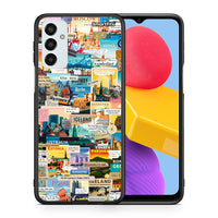 Thumbnail for Θήκη Samsung M13 Live To Travel από τη Smartfits με σχέδιο στο πίσω μέρος και μαύρο περίβλημα | Samsung M13 Live To Travel case with colorful back and black bezels