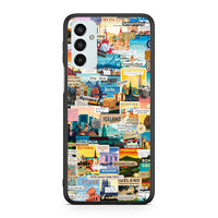 Thumbnail for Samsung M13 Live To Travel θήκη από τη Smartfits με σχέδιο στο πίσω μέρος και μαύρο περίβλημα | Smartphone case with colorful back and black bezels by Smartfits