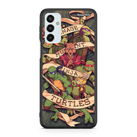 Thumbnail for Samsung M13 Ninja Turtles θήκη από τη Smartfits με σχέδιο στο πίσω μέρος και μαύρο περίβλημα | Smartphone case with colorful back and black bezels by Smartfits