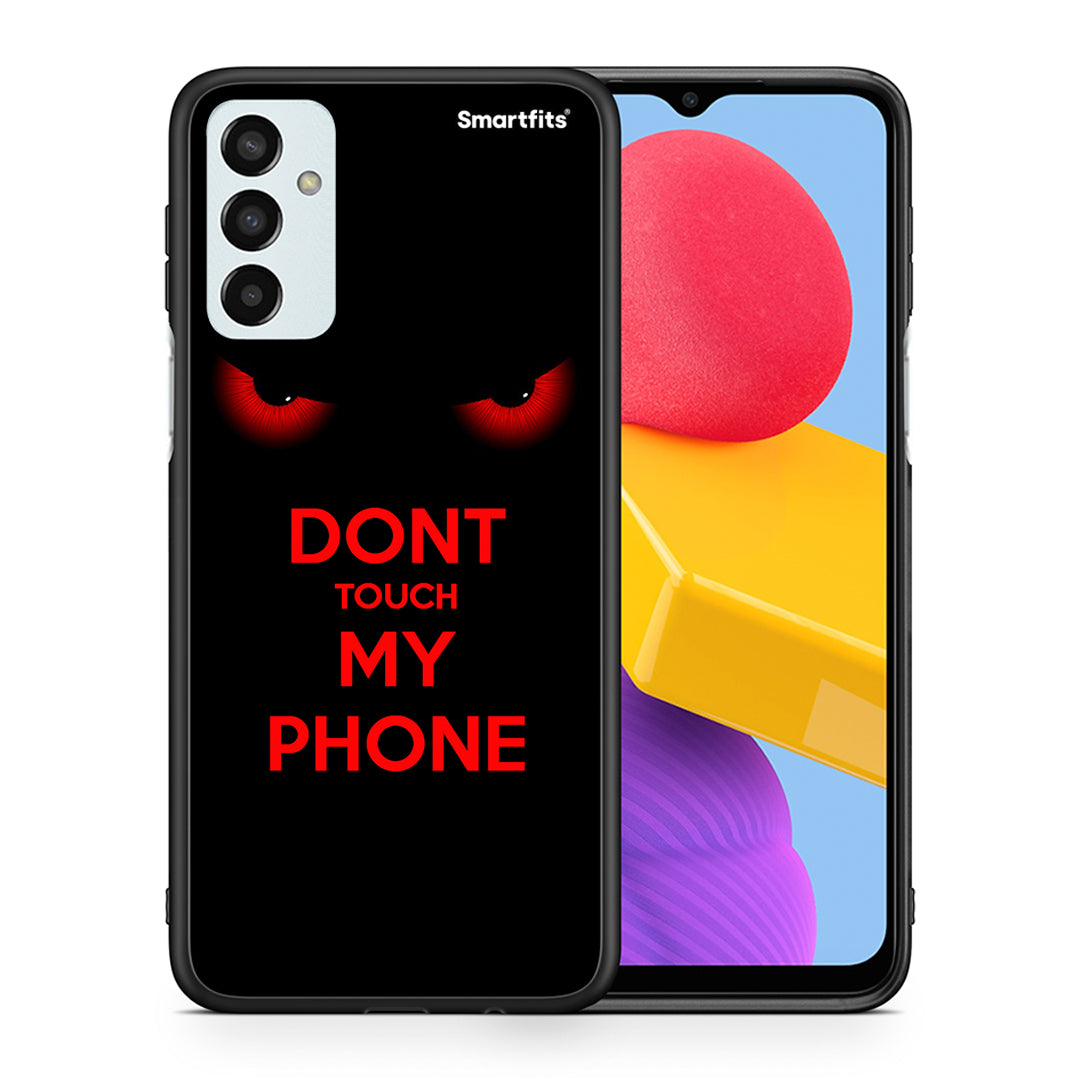 Θήκη Samsung M13 Touch My Phone από τη Smartfits με σχέδιο στο πίσω μέρος και μαύρο περίβλημα | Samsung M13 Touch My Phone case with colorful back and black bezels