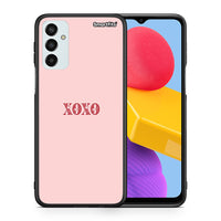 Thumbnail for Θήκη Samsung M13 XOXO Love από τη Smartfits με σχέδιο στο πίσω μέρος και μαύρο περίβλημα | Samsung M13 XOXO Love case with colorful back and black bezels