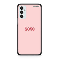 Thumbnail for Samsung M13 XOXO Love θήκη από τη Smartfits με σχέδιο στο πίσω μέρος και μαύρο περίβλημα | Smartphone case with colorful back and black bezels by Smartfits
