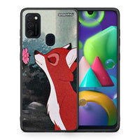 Thumbnail for Θήκη Samsung M21/M31 Tod And Vixey Love 2 από τη Smartfits με σχέδιο στο πίσω μέρος και μαύρο περίβλημα | Samsung M21/M31 Tod And Vixey Love 2 case with colorful back and black bezels