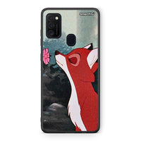 Thumbnail for Samsung M21/M31 Tod And Vixey Love 2 θήκη από τη Smartfits με σχέδιο στο πίσω μέρος και μαύρο περίβλημα | Smartphone case with colorful back and black bezels by Smartfits