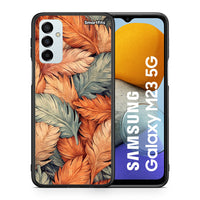 Thumbnail for Θήκη Samsung M23 Autumn Leaves από τη Smartfits με σχέδιο στο πίσω μέρος και μαύρο περίβλημα | Samsung M23 Autumn Leaves case with colorful back and black bezels