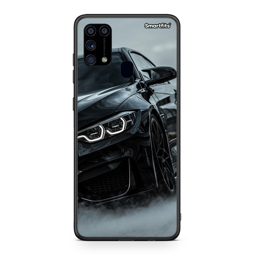Samsung M31 Black BMW θήκη από τη Smartfits με σχέδιο στο πίσω μέρος και μαύρο περίβλημα | Smartphone case with colorful back and black bezels by Smartfits