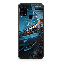Thumbnail for Samsung M31 Bmw E60 θήκη από τη Smartfits με σχέδιο στο πίσω μέρος και μαύρο περίβλημα | Smartphone case with colorful back and black bezels by Smartfits