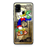 Thumbnail for Samsung M31 Duck Money θήκη από τη Smartfits με σχέδιο στο πίσω μέρος και μαύρο περίβλημα | Smartphone case with colorful back and black bezels by Smartfits