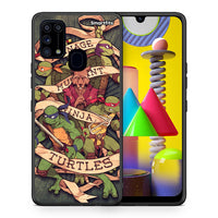 Thumbnail for Θήκη Samsung M31 Ninja Turtles από τη Smartfits με σχέδιο στο πίσω μέρος και μαύρο περίβλημα | Samsung M31 Ninja Turtles case with colorful back and black bezels