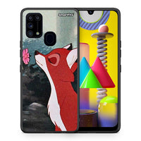 Thumbnail for Θήκη Samsung M31 Tod And Vixey Love 2 από τη Smartfits με σχέδιο στο πίσω μέρος και μαύρο περίβλημα | Samsung M31 Tod And Vixey Love 2 case with colorful back and black bezels