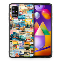 Thumbnail for Θήκη Samsung M31s Live To Travel από τη Smartfits με σχέδιο στο πίσω μέρος και μαύρο περίβλημα | Samsung M31s Live To Travel case with colorful back and black bezels
