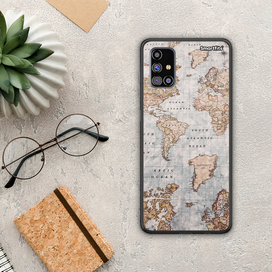 World Map - Samsung Galaxy M31s θήκη