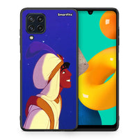 Thumbnail for Θήκη Samsung M32 4G Alladin And Jasmine Love 1 από τη Smartfits με σχέδιο στο πίσω μέρος και μαύρο περίβλημα | Samsung M32 4G Alladin And Jasmine Love 1 case with colorful back and black bezels