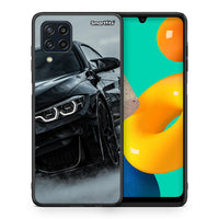 Thumbnail for Θήκη Samsung M32 4G Black BMW από τη Smartfits με σχέδιο στο πίσω μέρος και μαύρο περίβλημα | Samsung M32 4G Black BMW case with colorful back and black bezels