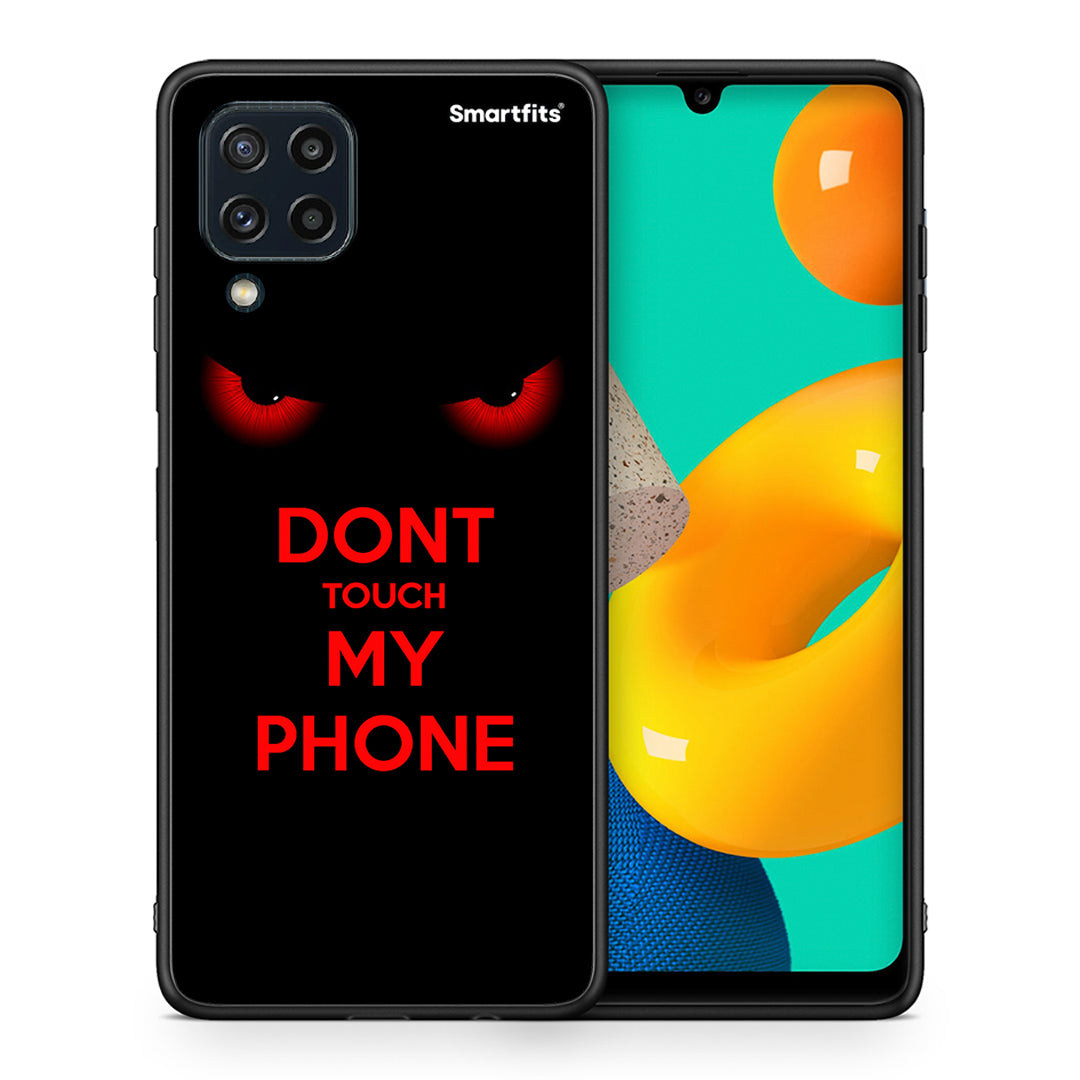 Θήκη Samsung M32 4G Touch My Phone από τη Smartfits με σχέδιο στο πίσω μέρος και μαύρο περίβλημα | Samsung M32 4G Touch My Phone case with colorful back and black bezels