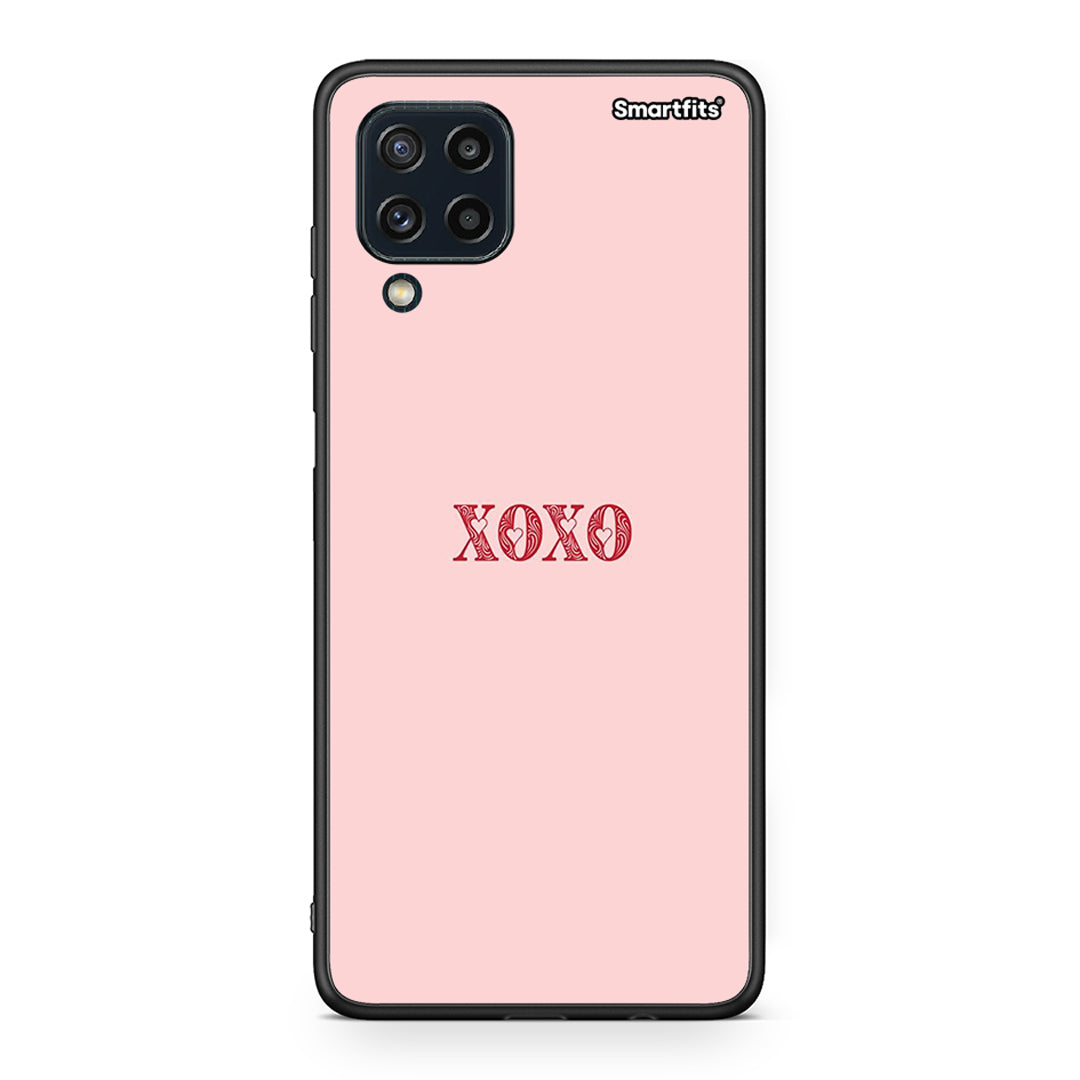Samsung M32 4G XOXO Love θήκη από τη Smartfits με σχέδιο στο πίσω μέρος και μαύρο περίβλημα | Smartphone case with colorful back and black bezels by Smartfits