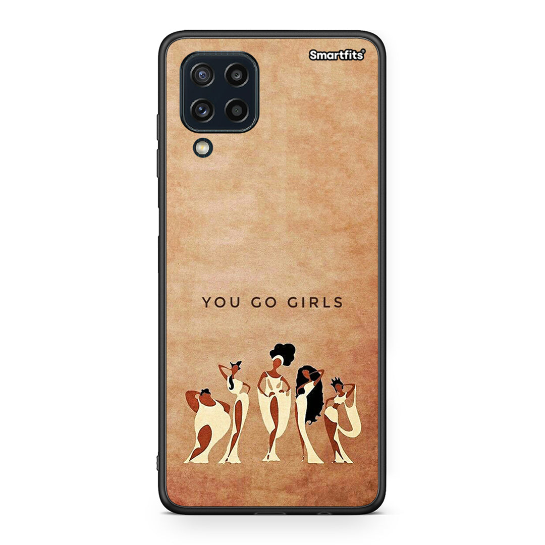 Samsung M32 4G You Go Girl θήκη από τη Smartfits με σχέδιο στο πίσω μέρος και μαύρο περίβλημα | Smartphone case with colorful back and black bezels by Smartfits