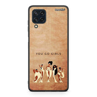 Thumbnail for Samsung M32 4G You Go Girl θήκη από τη Smartfits με σχέδιο στο πίσω μέρος και μαύρο περίβλημα | Smartphone case with colorful back and black bezels by Smartfits
