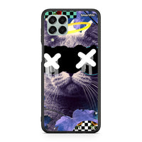 Thumbnail for Samsung M33 Cat Collage θήκη από τη Smartfits με σχέδιο στο πίσω μέρος και μαύρο περίβλημα | Smartphone case with colorful back and black bezels by Smartfits