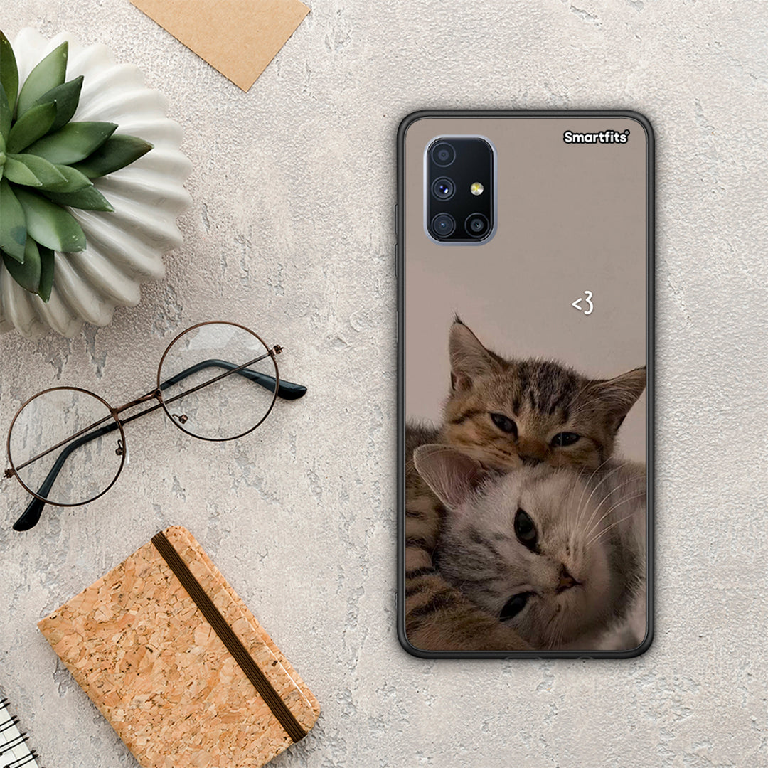 Cats In Love - Samsung Galaxy M51 θήκη