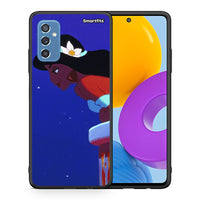Thumbnail for Θήκη Samsung M52 5G Alladin And Jasmine Love 2 από τη Smartfits με σχέδιο στο πίσω μέρος και μαύρο περίβλημα | Samsung M52 5G Alladin And Jasmine Love 2 case with colorful back and black bezels
