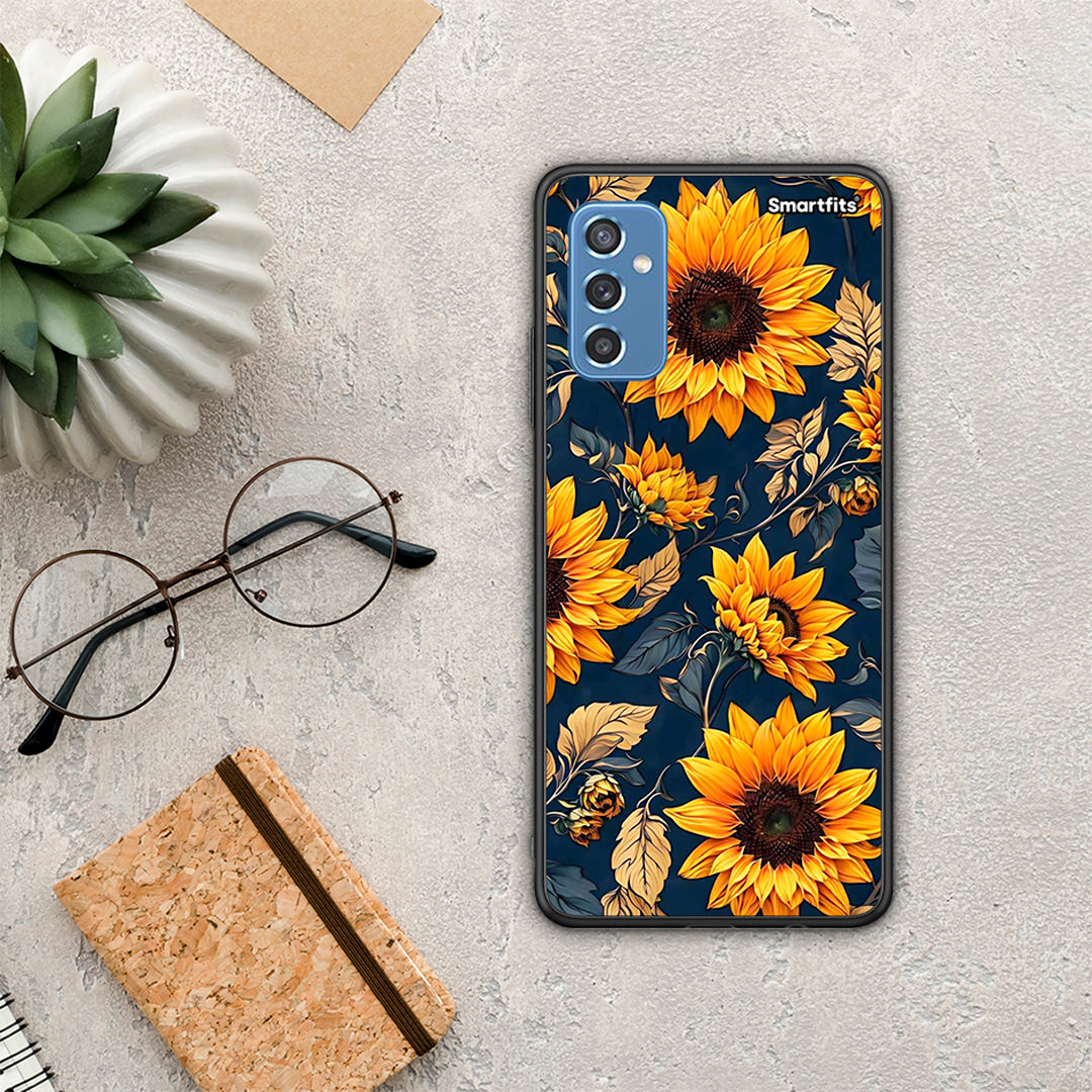 Autumn Sunflowers - Samsung Galaxy M52 5G θήκη