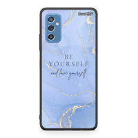 Thumbnail for Samsung M52 5G Be Yourself θήκη από τη Smartfits με σχέδιο στο πίσω μέρος και μαύρο περίβλημα | Smartphone case with colorful back and black bezels by Smartfits