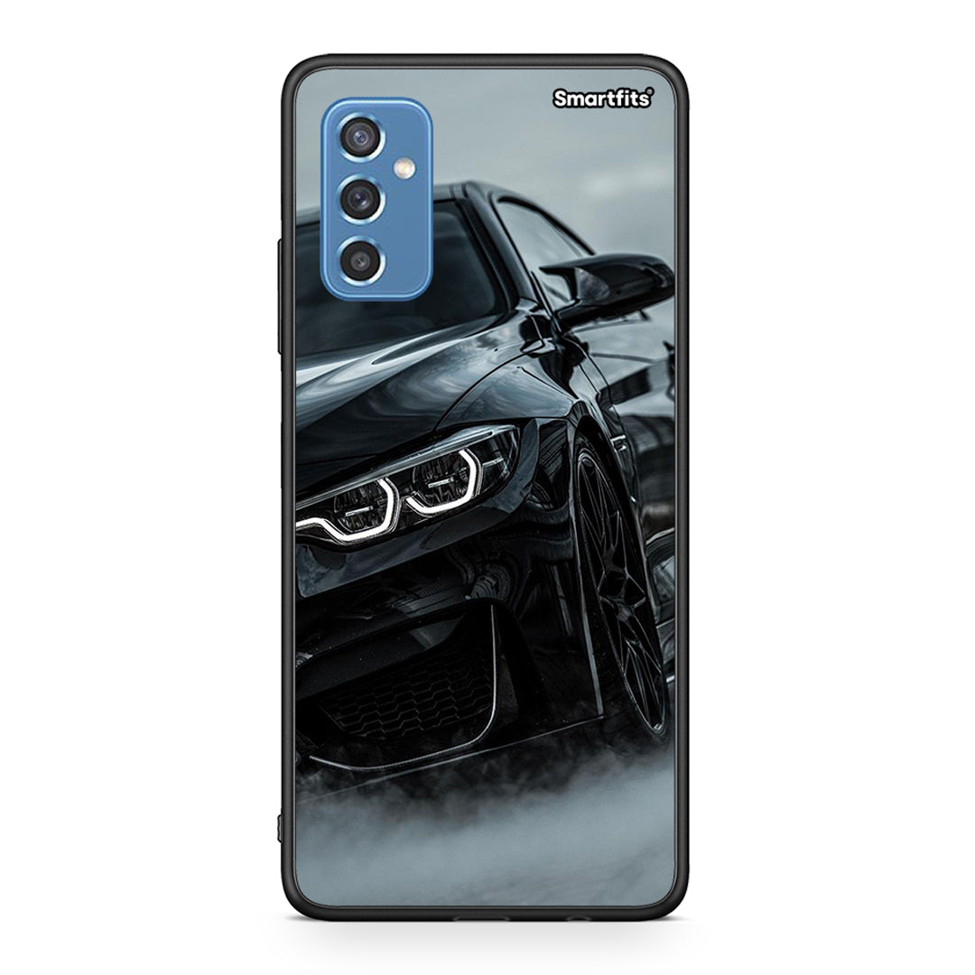 Samsung M52 5G Black BMW θήκη από τη Smartfits με σχέδιο στο πίσω μέρος και μαύρο περίβλημα | Smartphone case with colorful back and black bezels by Smartfits