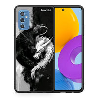 Thumbnail for Θήκη Samsung M52 5G Yin Yang από τη Smartfits με σχέδιο στο πίσω μέρος και μαύρο περίβλημα | Samsung M52 5G Yin Yang case with colorful back and black bezels
