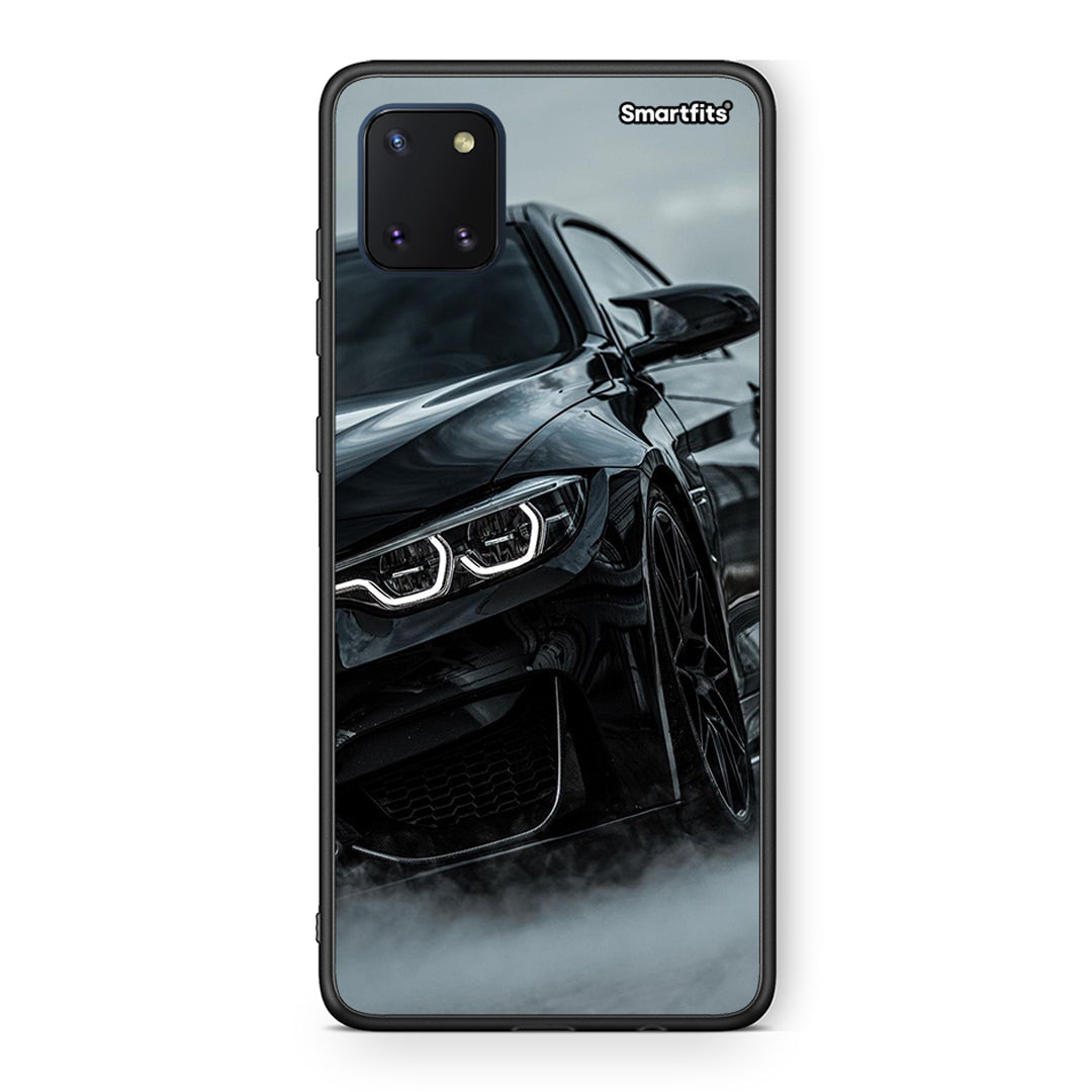 Samsung Note 10 Lite Black BMW θήκη από τη Smartfits με σχέδιο στο πίσω μέρος και μαύρο περίβλημα | Smartphone case with colorful back and black bezels by Smartfits