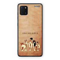 Thumbnail for Samsung Note 10 Lite You Go Girl θήκη από τη Smartfits με σχέδιο στο πίσω μέρος και μαύρο περίβλημα | Smartphone case with colorful back and black bezels by Smartfits