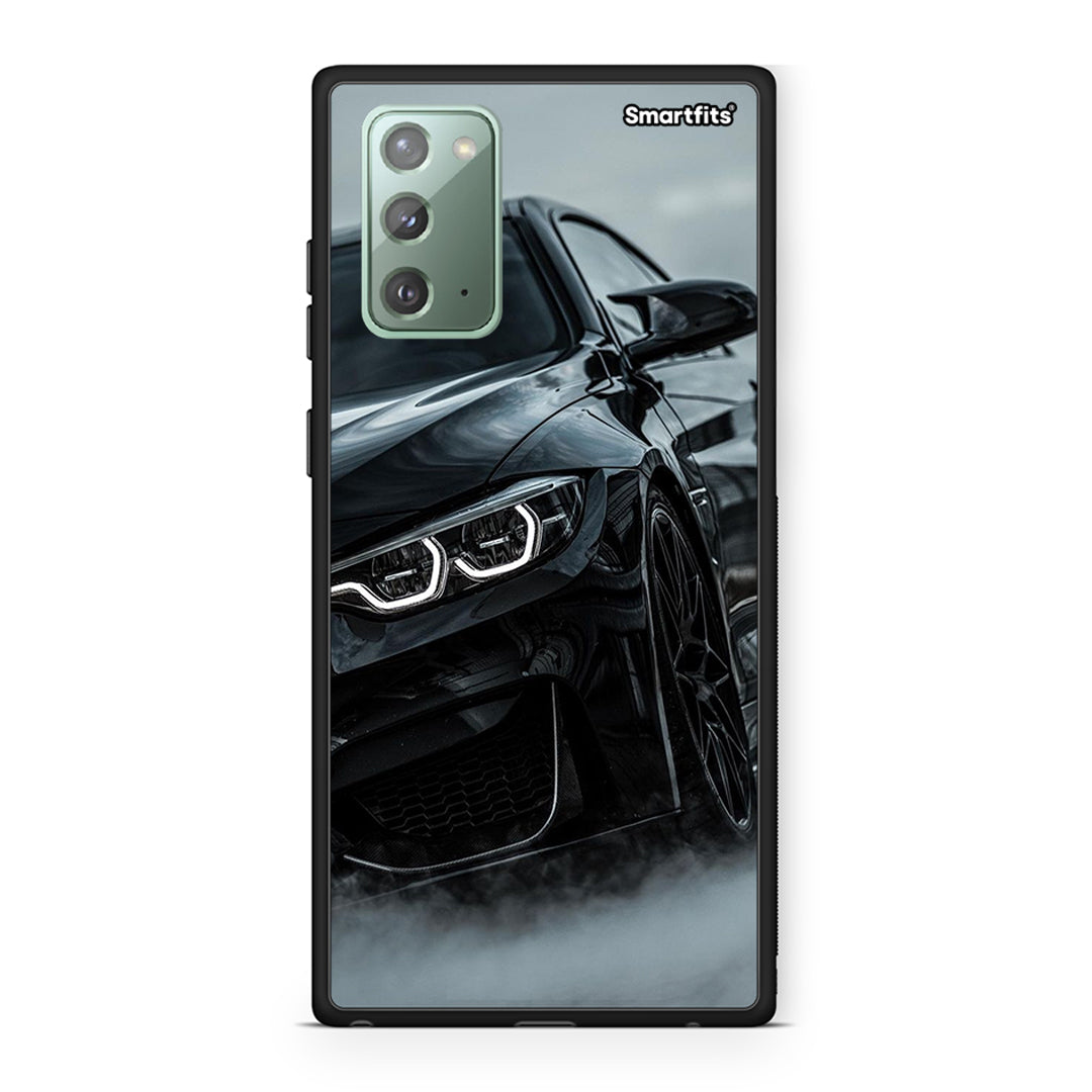 Samsung Note 20 Black BMW θήκη από τη Smartfits με σχέδιο στο πίσω μέρος και μαύρο περίβλημα | Smartphone case with colorful back and black bezels by Smartfits