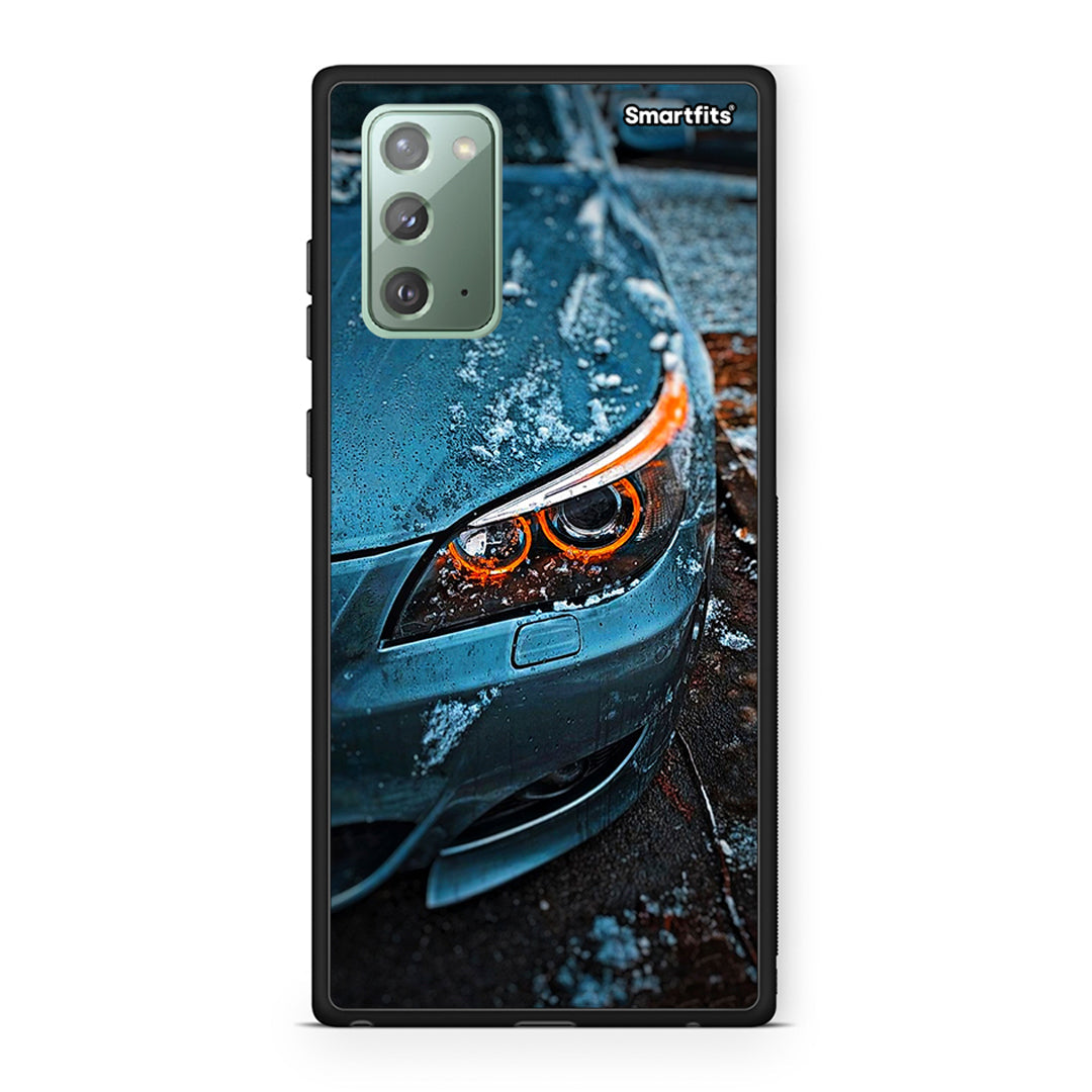 Samsung Note 20 Bmw E60 Θήκη από τη Smartfits με σχέδιο στο πίσω μέρος και μαύρο περίβλημα | Smartphone case with colorful back and black bezels by Smartfits