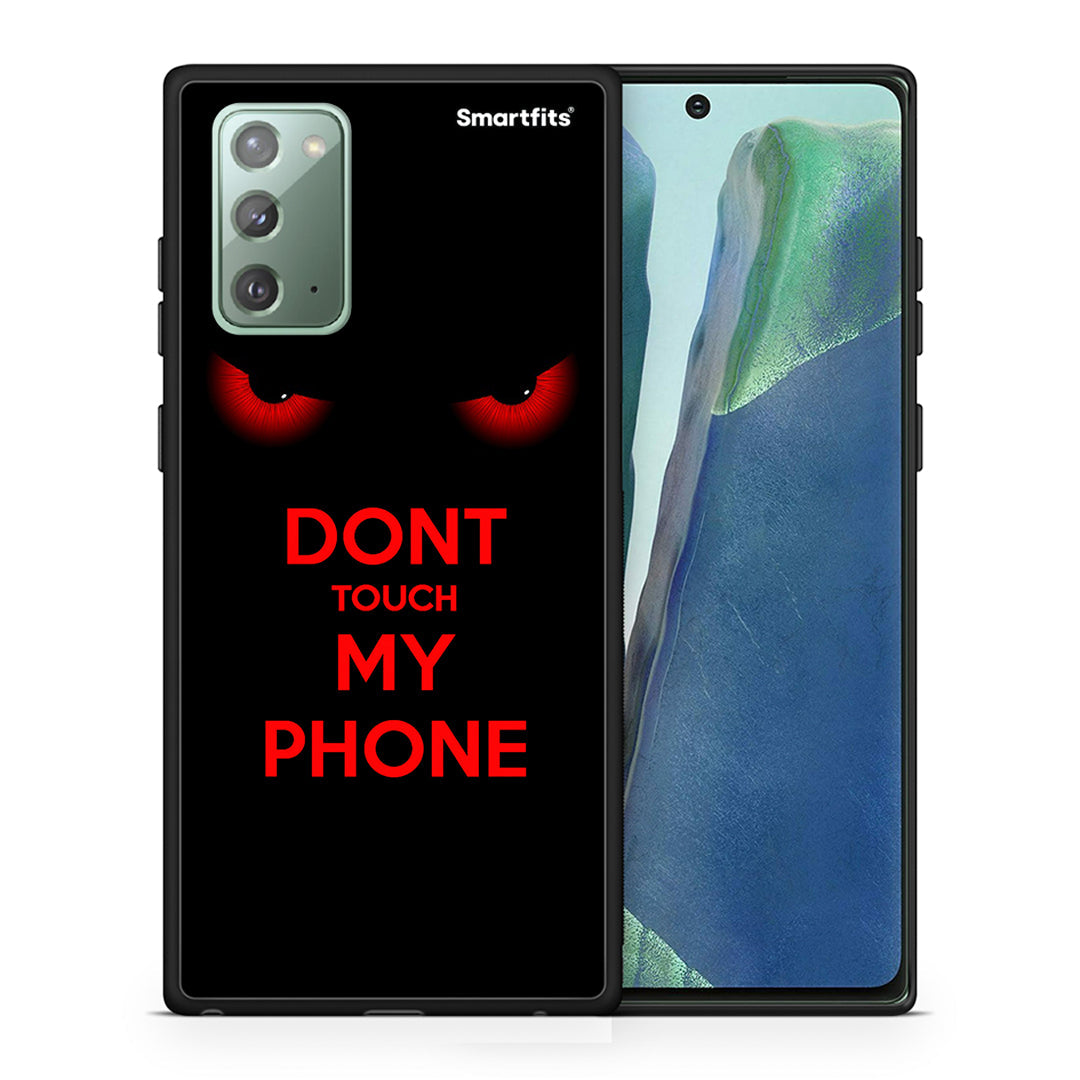 Θήκη Samsung Note 20 Touch My Phone από τη Smartfits με σχέδιο στο πίσω μέρος και μαύρο περίβλημα | Samsung Note 20 Touch My Phone case with colorful back and black bezels