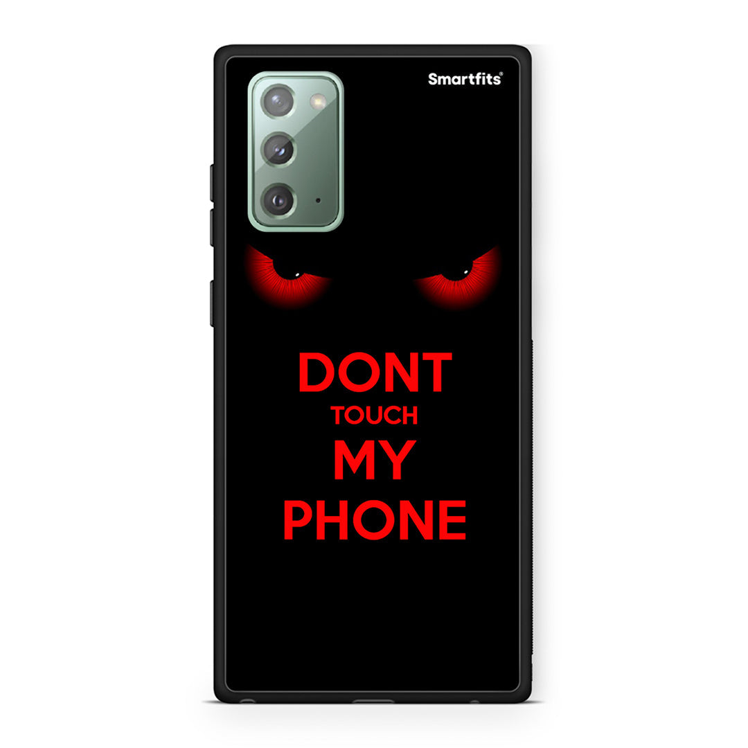 Samsung Note 20 Touch My Phone Θήκη από τη Smartfits με σχέδιο στο πίσω μέρος και μαύρο περίβλημα | Smartphone case with colorful back and black bezels by Smartfits