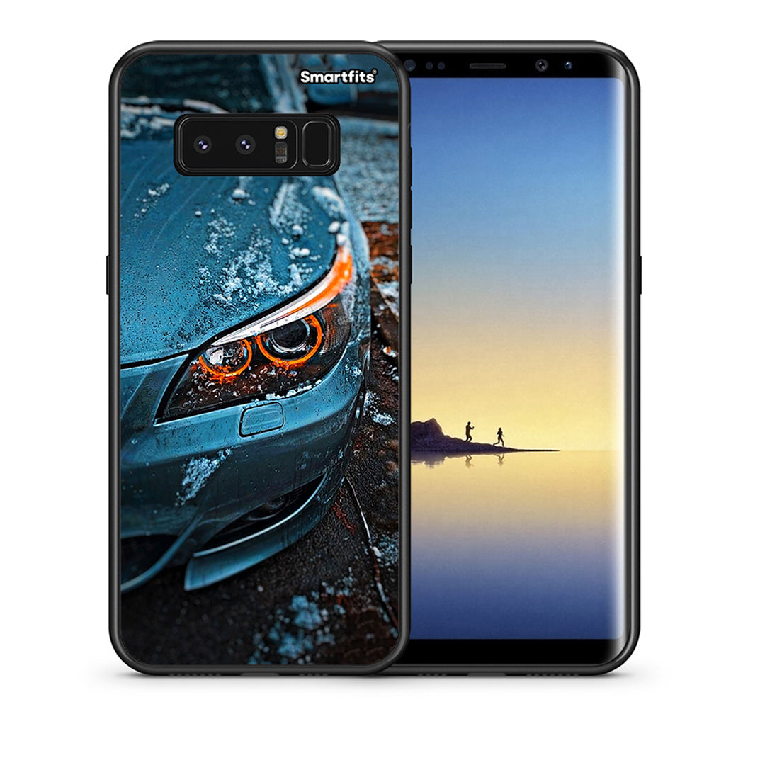 Θήκη Samsung Note 8 Bmw E60 από τη Smartfits με σχέδιο στο πίσω μέρος και μαύρο περίβλημα | Samsung Note 8 Bmw E60 case with colorful back and black bezels